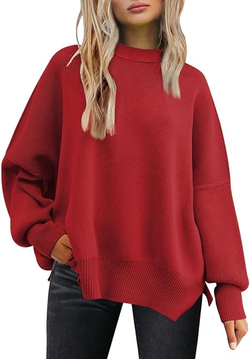 red sweater women