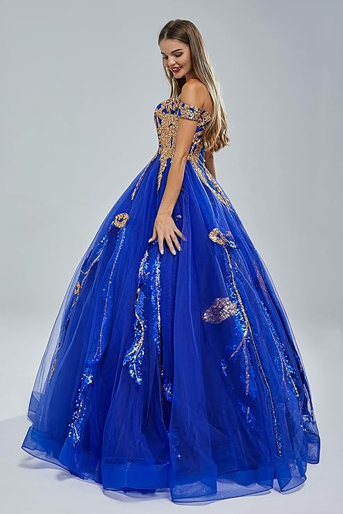 royal blue quinceanera dresses