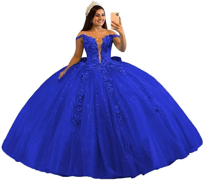 royal blue quinceanera dresses