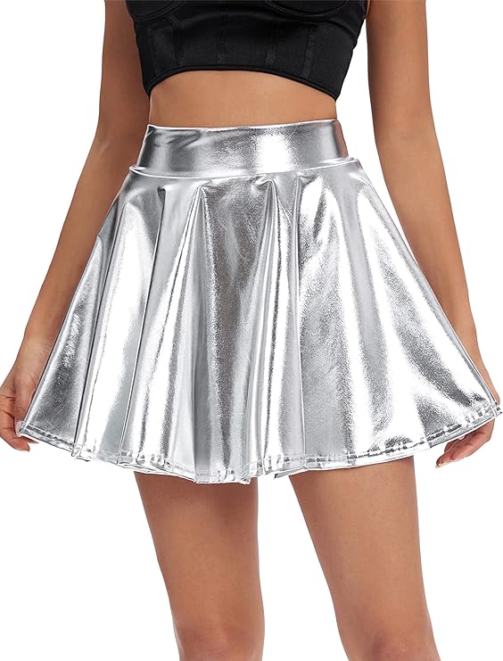 metallic skirt