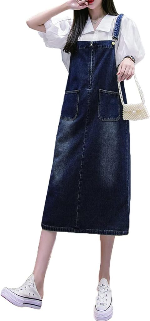 Denim Strap Dresses: Embracing Casual Style and Versatility插图2