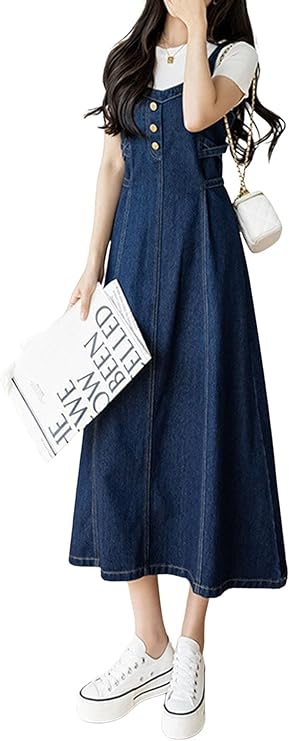 Denim Strap Dresses: Embracing Casual Style and Versatility插图3