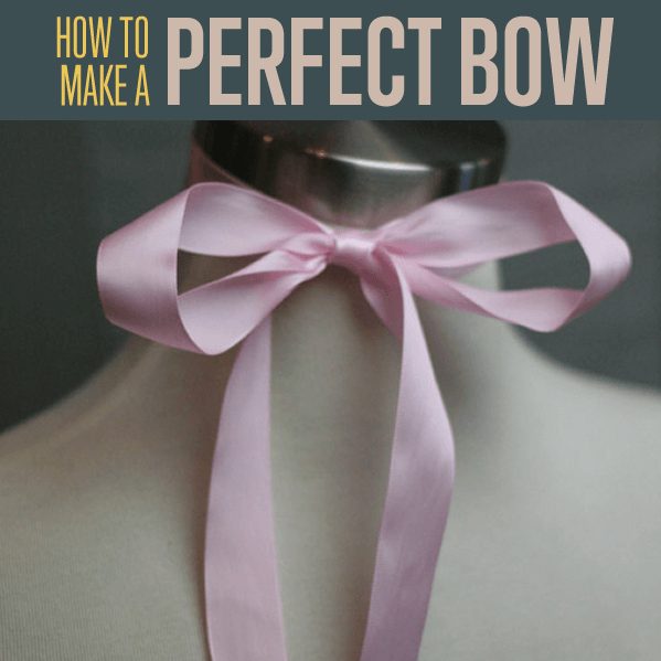 how to tie a bow on a dress