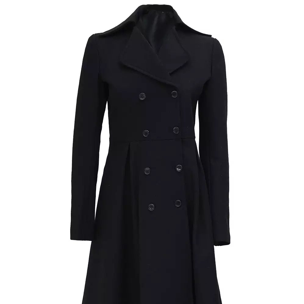 	
long wool coat women