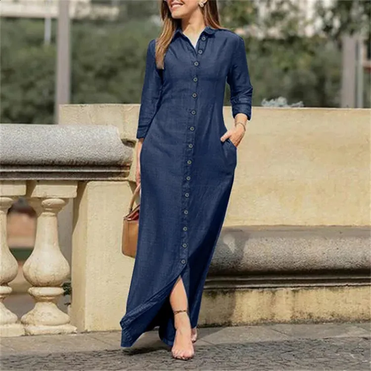 women's denim dress